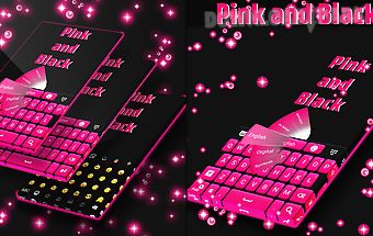 Pink and black free keyboard