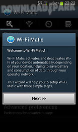 wi-fi matic - auto wifi on off