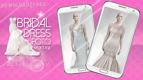 bridal dress photo montage