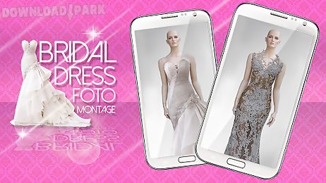 bridal dress photo montage