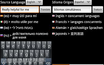 One click translate 4 langs.