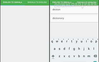 Sinhala dictionary offline