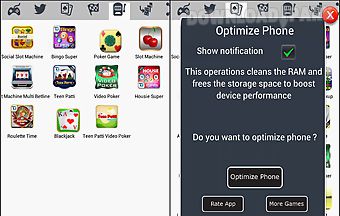 App launcher with phone optimiza..