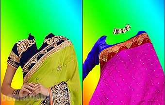 Beautiful saree photo montage