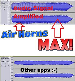 air horn max! amped air horns
