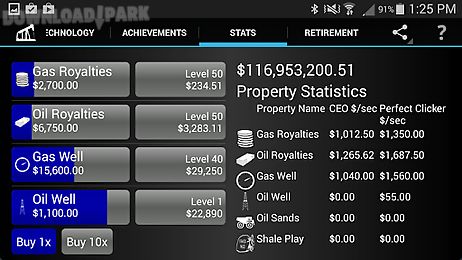 idle oil tycoon