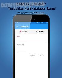 indonesia - english dictionary