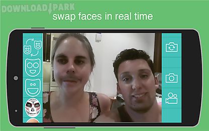 live video face swap