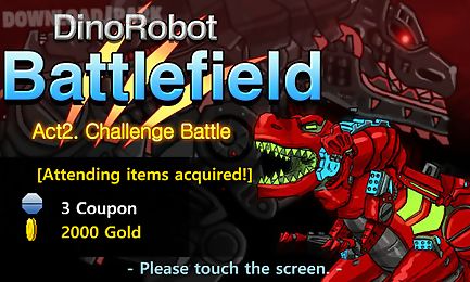dino robot battle field