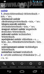 hungarian-german dictionary
