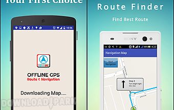 Offline gps route & navigation