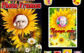 Sunflower photo frames