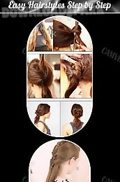 easy hairstyles step by step