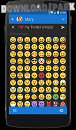 textra emoji - twitter style