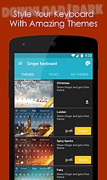 ginger keyboard - emoji, gifs