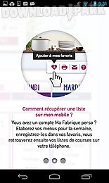 mes courses - fabrique à menus