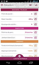 mes courses - fabrique à menus