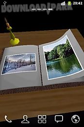 photo book 3d live wallpaper