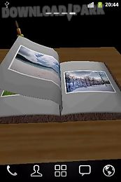 photo book 3d live wallpaper