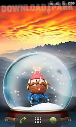 santa bobble live wallpaper