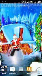 santa christmas hd live wallpaper