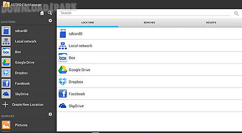astro: file manager