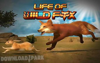 Life of wild fox