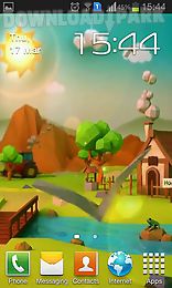 low poly farm