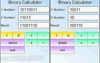 Binary calculator