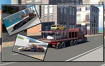 Car transporter truck sim