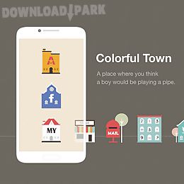 colortown line launcher theme