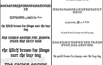 Fonts for flipfont 50 gothic
