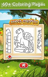 horse coloring book