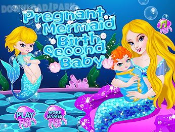 mermaid birth baby games