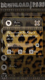 (free) go sms cheetah theme