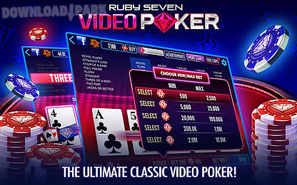 ruby seven video poker