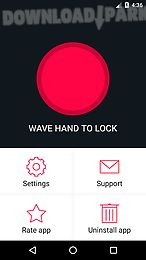 wave to unlock and lock