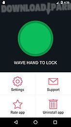 wave to unlock and lock