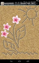 draw in sand