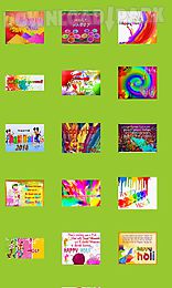 happy holi greeting cards and wallpaper