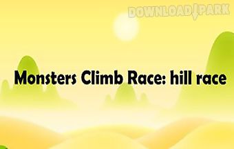 Monsters climb race: hill race