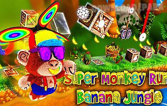 Super monkey run banana jungle