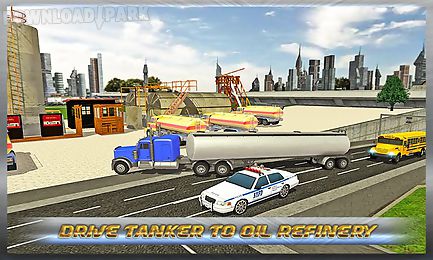 transport truck : oil tanker