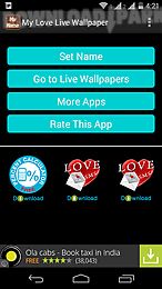 love names live wallpaper