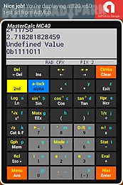 mc40 scientific calculator
