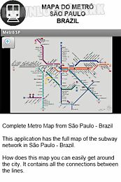 metro map - sao paulo - brazil
