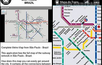 Metro map - sao paulo - brazil