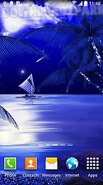 night beach live wallpaper