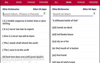 Offline idioms dictionary