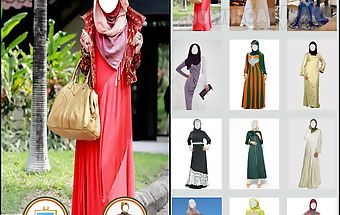 Photo montage abaya gown